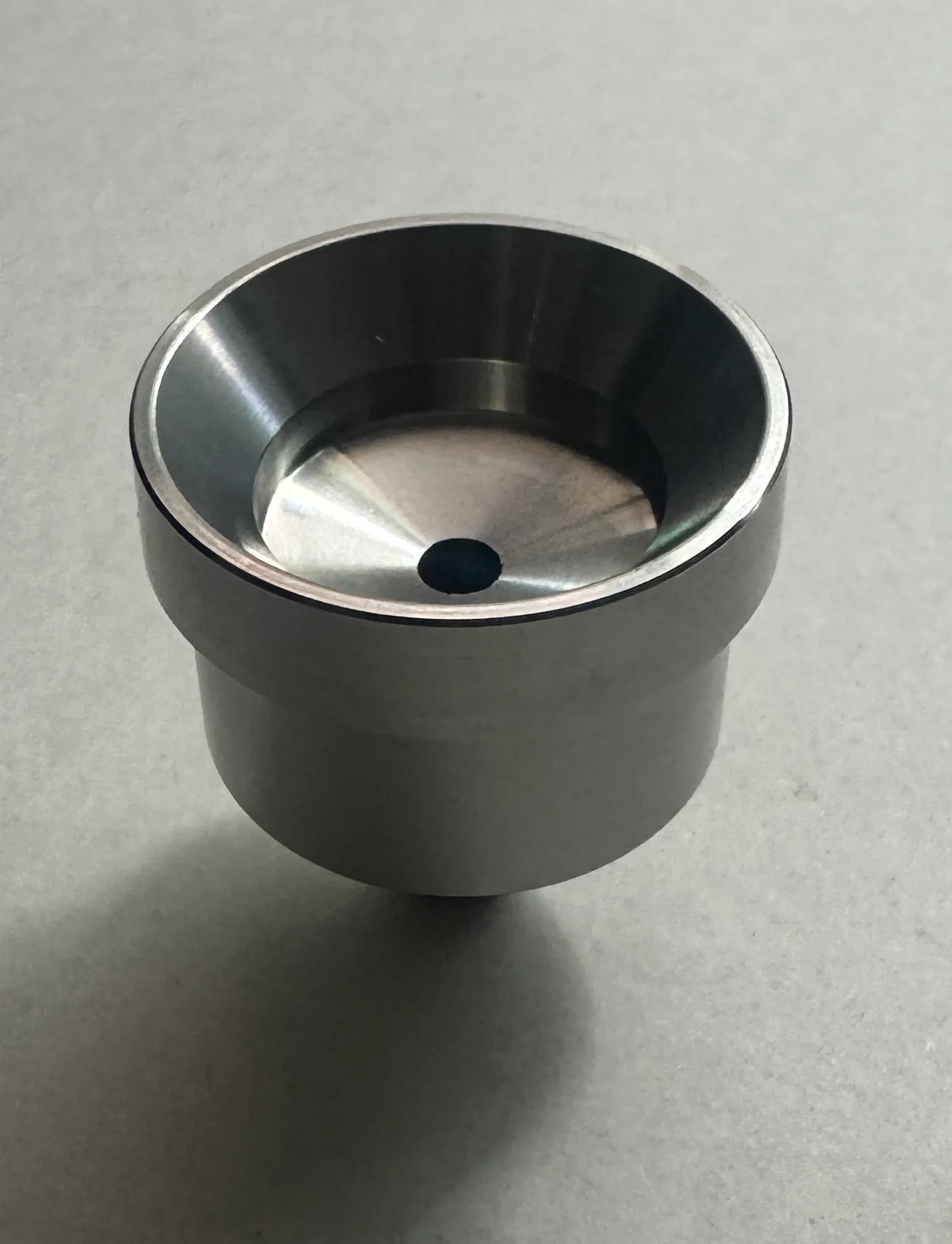 Precision turned aerospace threaded hex fitting machined at Kohler and Clark